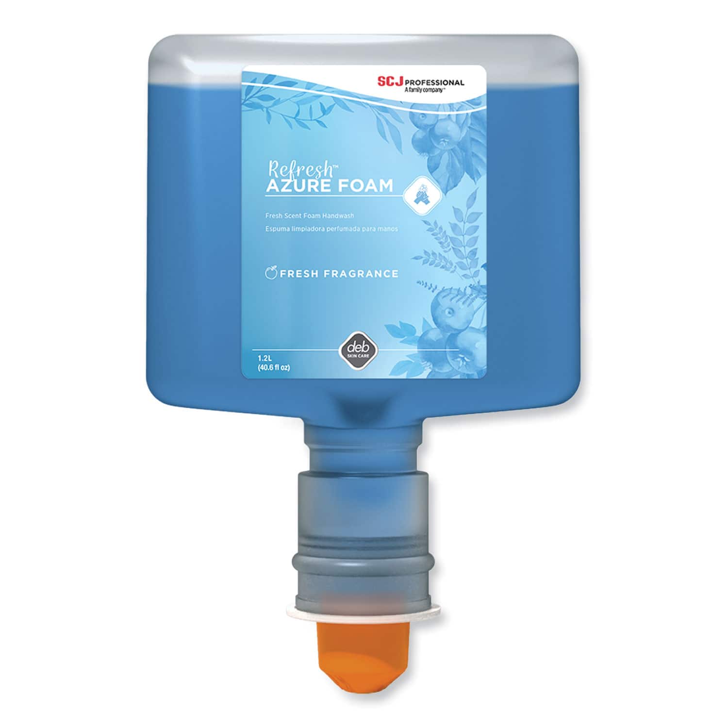 SC Johnson - Refresh Foaming Hand Soap Touch Free Cartridge Refill, Fresh Apple Scent, 1.2 L, 3per Carton