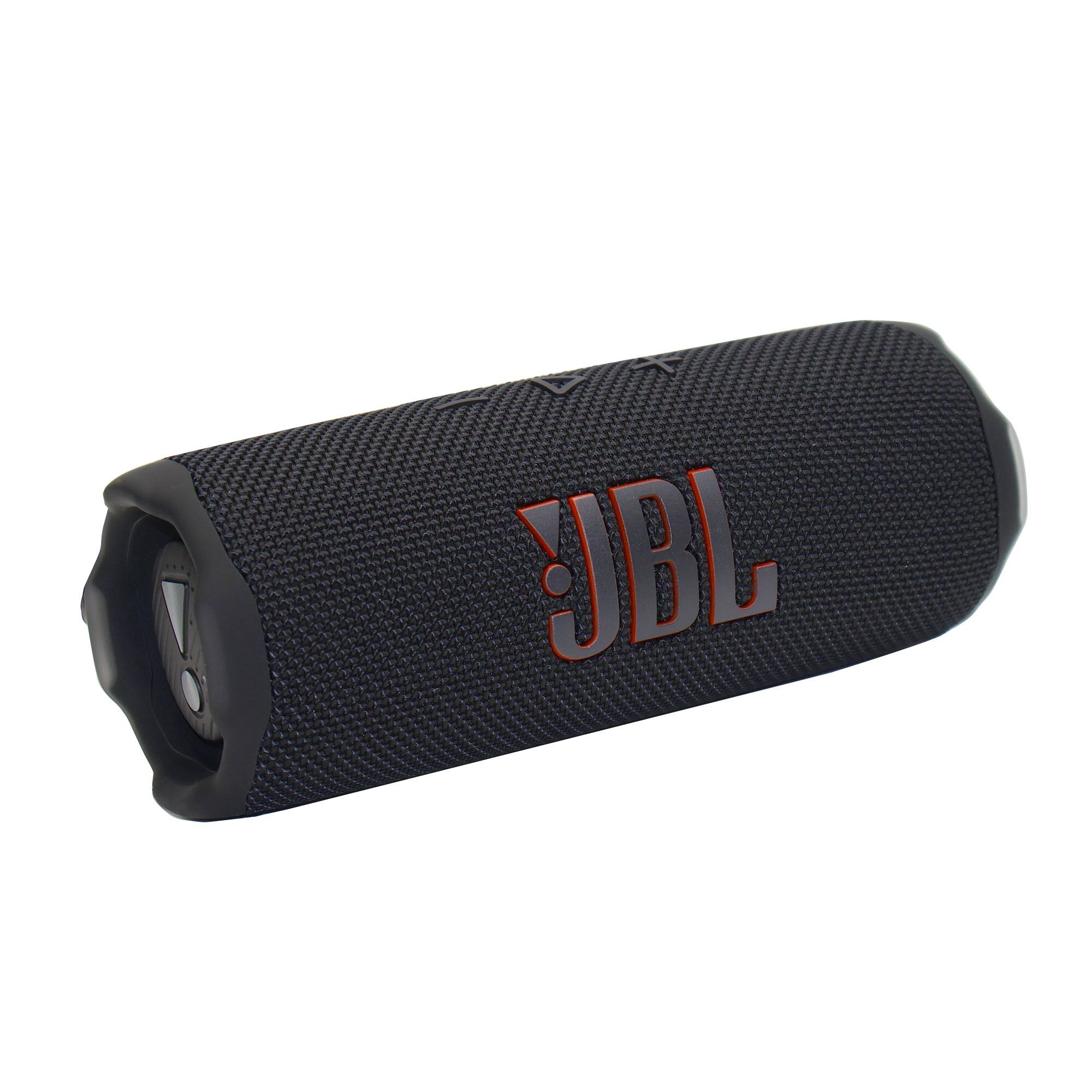 Back. JBL - 2x JBL Flip 7 Portable Waterproof Bluetooth Speaker (Black) - Black.