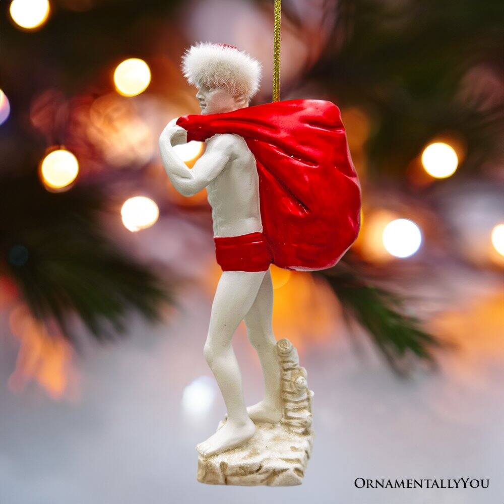 OrnamentallyYou Festive Statue of David Ornament Unique Italian ...