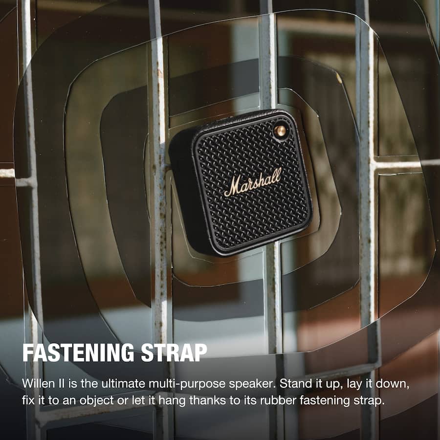 Marshall Willen II Portable Bluetooth Speaker with Rugged Marshall Willen II Portable Bluetooth Speaker with Rugged