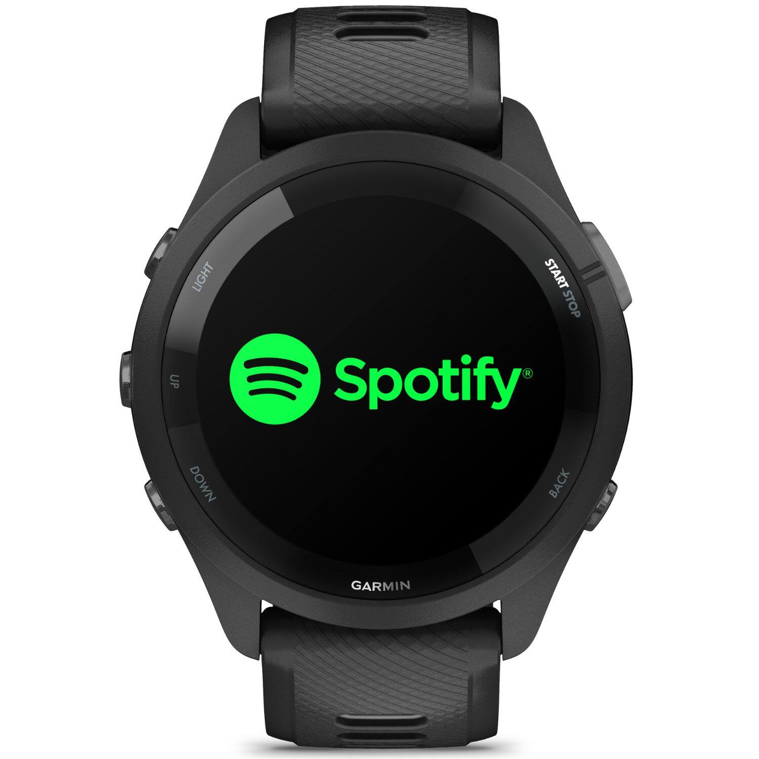 LIGHT UP START STOP . Spotify DOWN BACK GARMIN