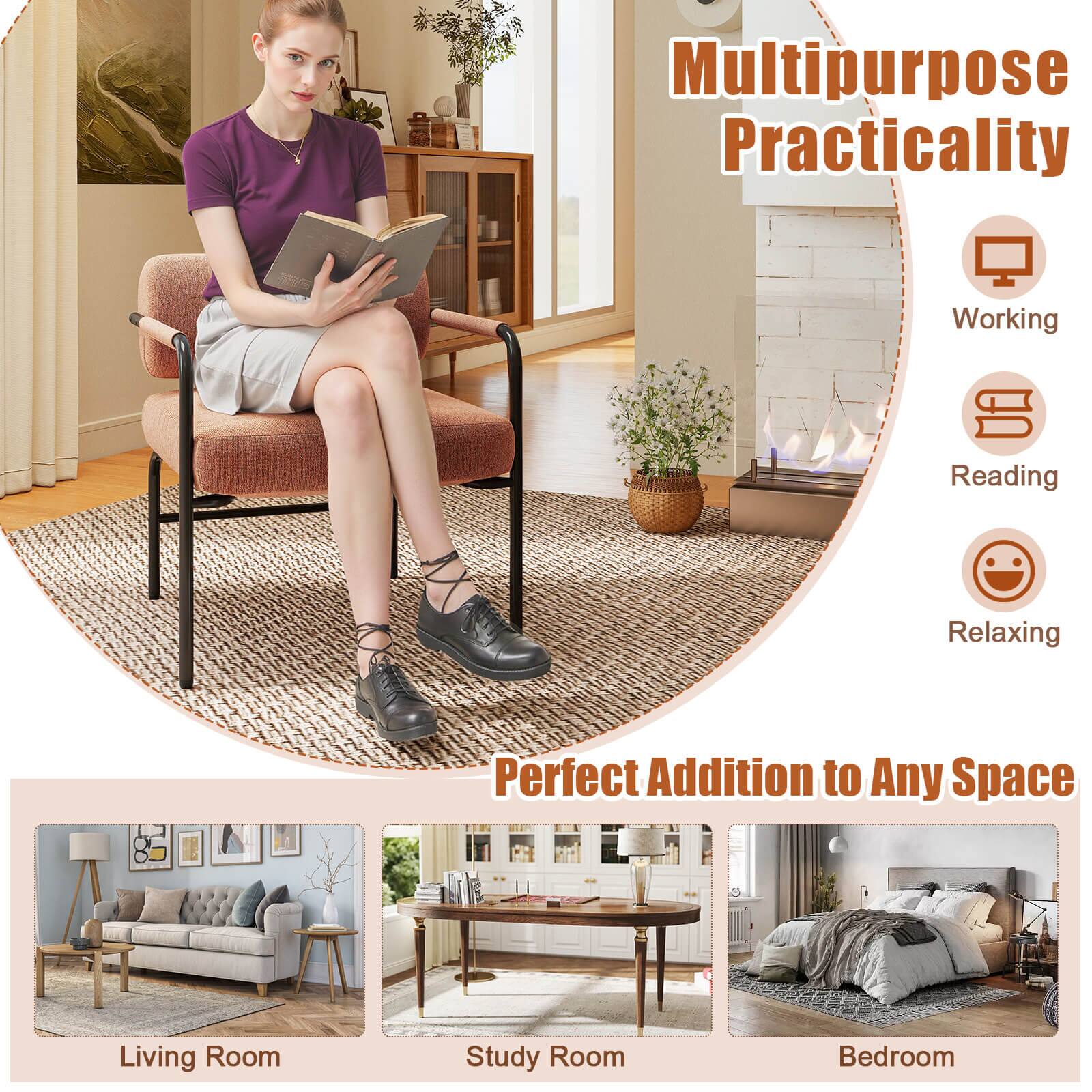 Multipurpose Practicality: Working, Reading, Relaxing. Perfect Addition to Any Space: Living Room, Study Room, Bedroom.
