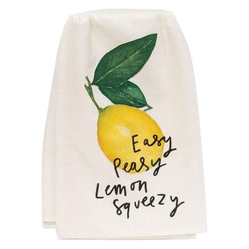 BreeBe - *Easy Peasy Lemon Squeezy Dish Towel - Multicolor
