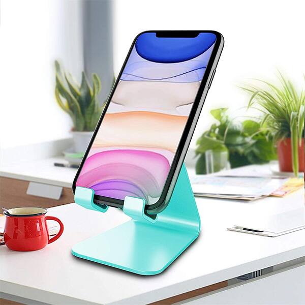 Alt View 1. Surge Circuit - MINT GREEN ALUMINUM DESKTOP PHONE STAND - Mint Green.