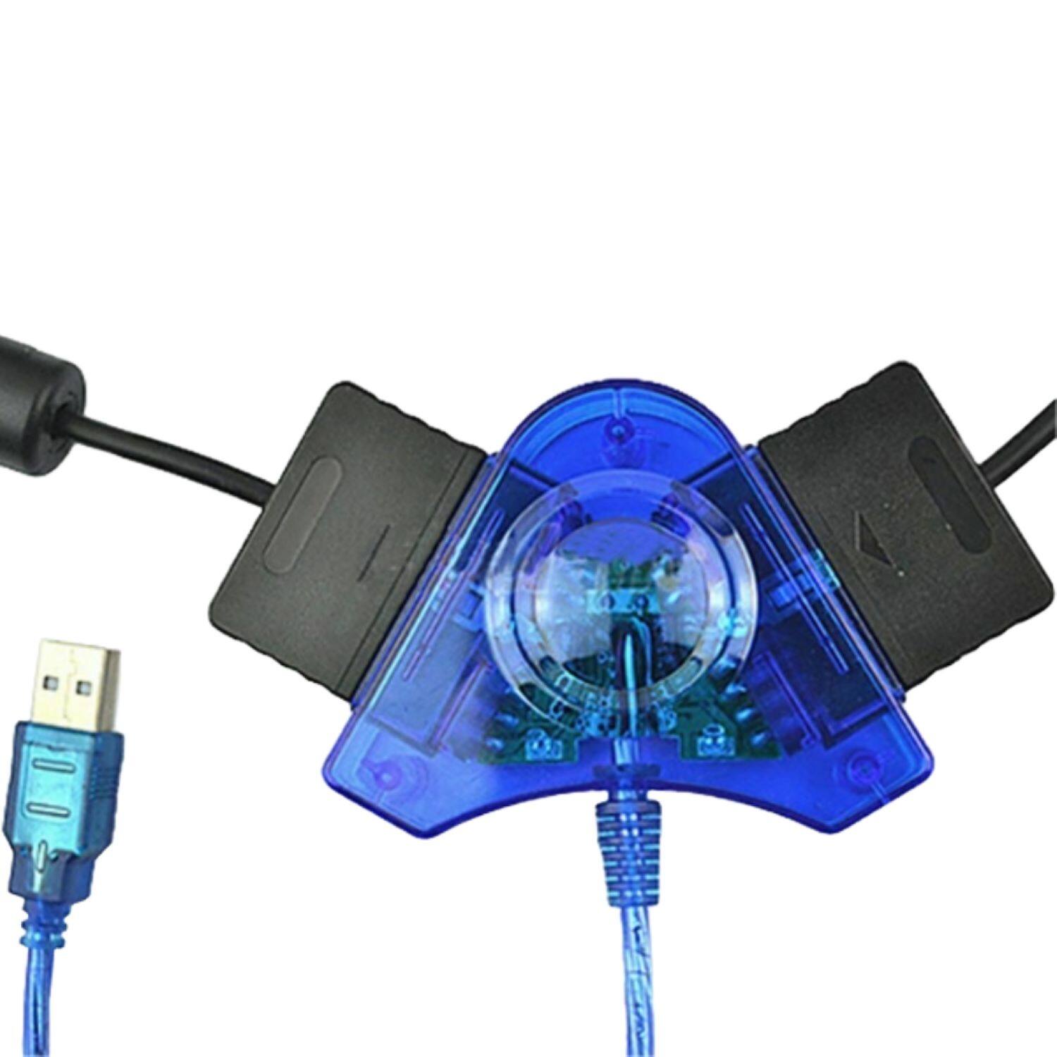 Left. Sanoxy - USB Dual Controller Adapter Compatible Game Controller Converter - Blue.