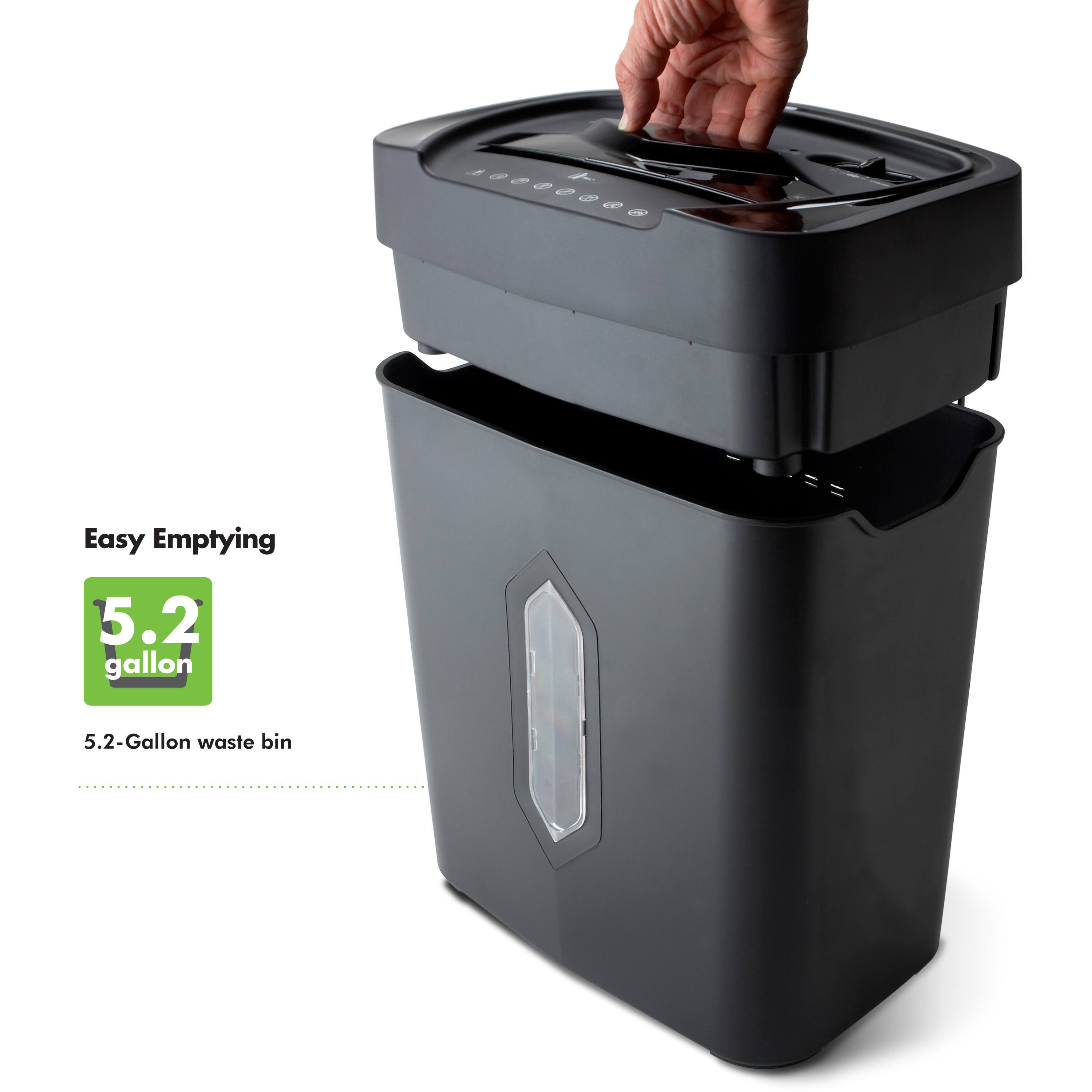 Easy Emptying  
5.2-Gallon waste bin