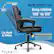 Alt View 12. Click365 - Transform 2.0 Extra Comfort Ergonomic Mid-Back Desk Chair - Black.
