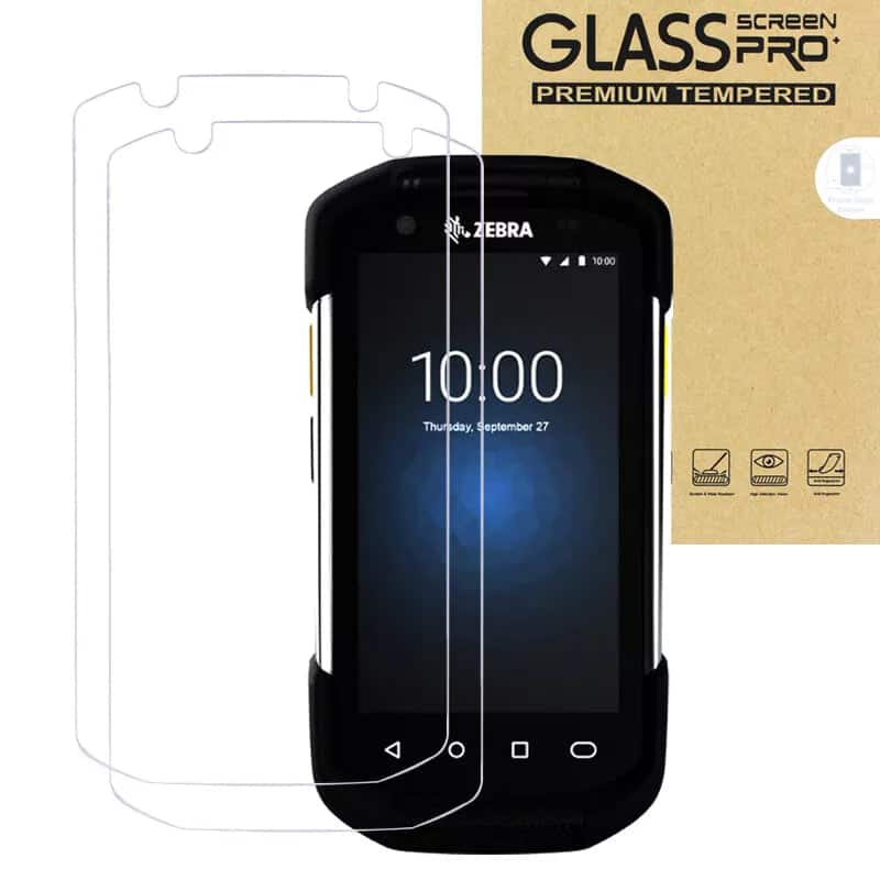Entronix - Clear Screen Protector for Zebra TC77 Scanner - 2-Pack