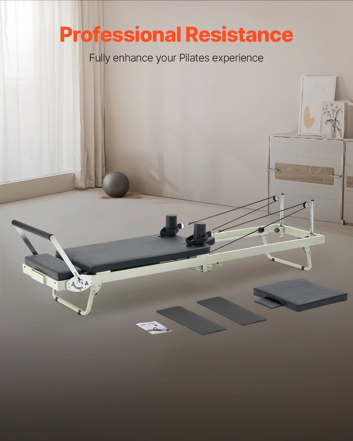 Professional Resistance: Fully enhance your Pilates experience.