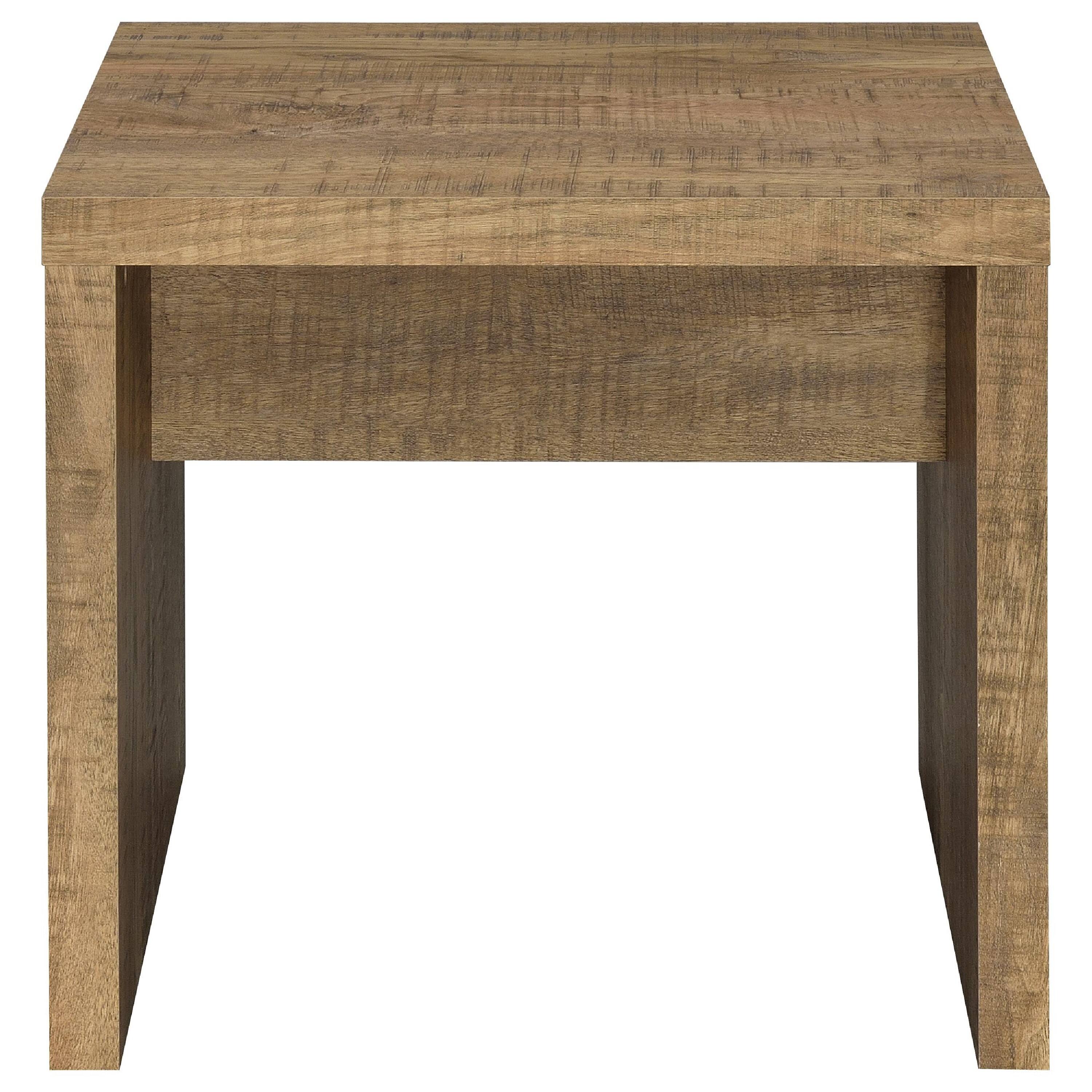 Alt View 4. Manhattan Lane - Nette 2Pc Coffee and End Table Set, Rustic Mango Finish, Wood - Mango Brown.
