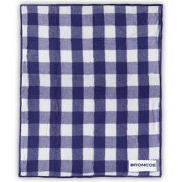 Logo Brands - 50'' x 60'' Buffalo Check Frosty Fleece Blanket - Multicolor