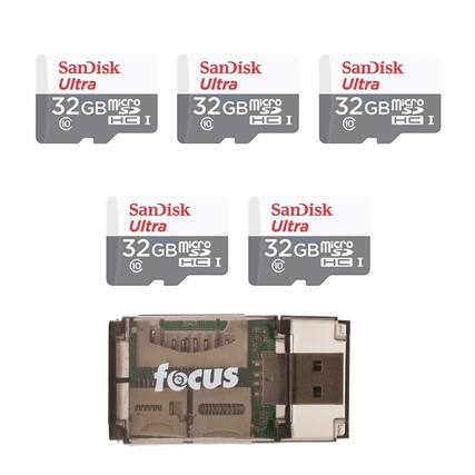 Kexin 32GB Micro SD Card (Class 10) – 1 To 6 Pack Lot – For Phone, Camera, Drone