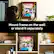 Mount frame on the wall or stand it separately