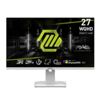 MSI - MAG274QRFW 27" QHD 180Hz 1ms Gaming Monitor with HDR400 (DisplayPort, HDMI, ) - White - Front_Zoom