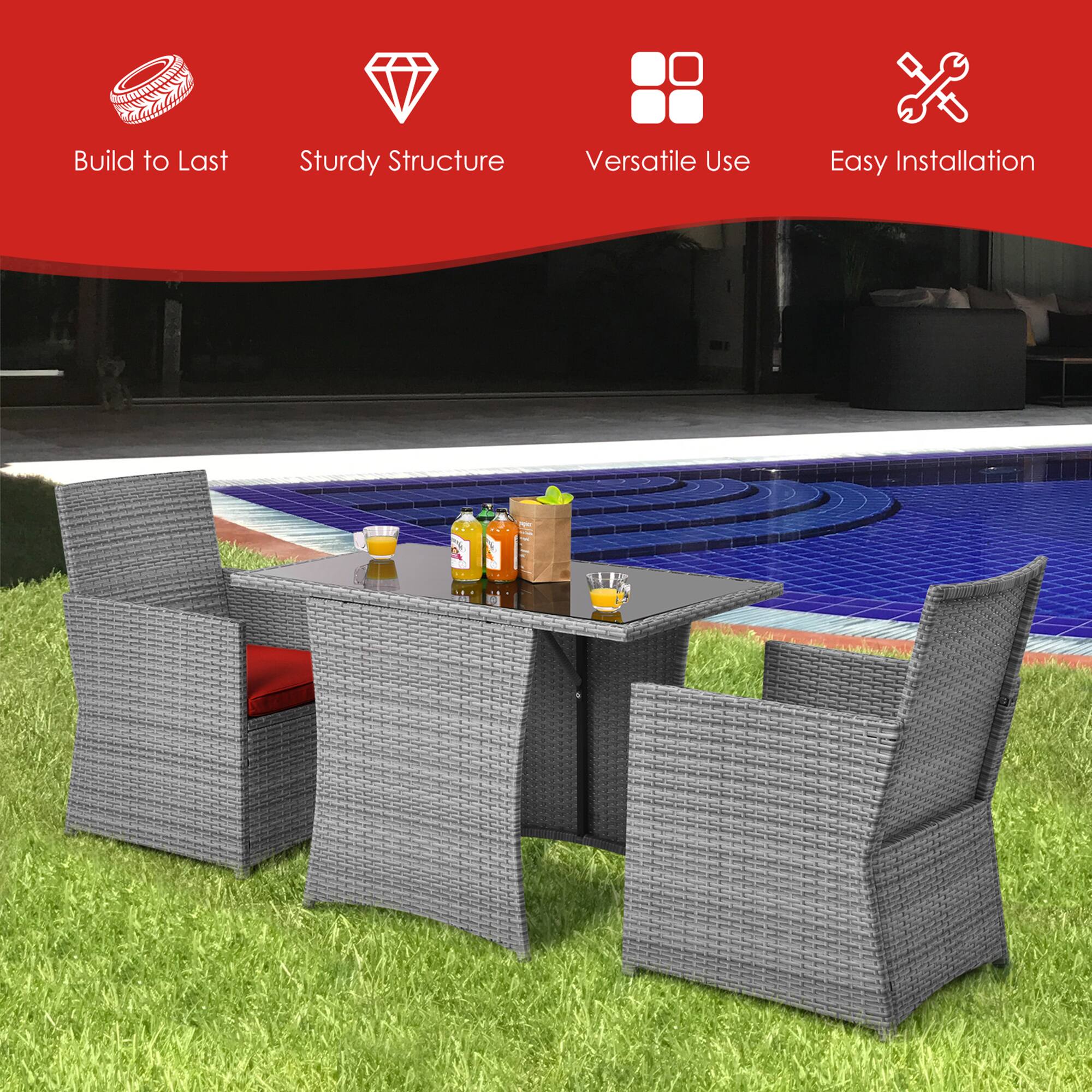 Build to Last  
Sturdy Structure  
Versatile Use  
Easy Installation