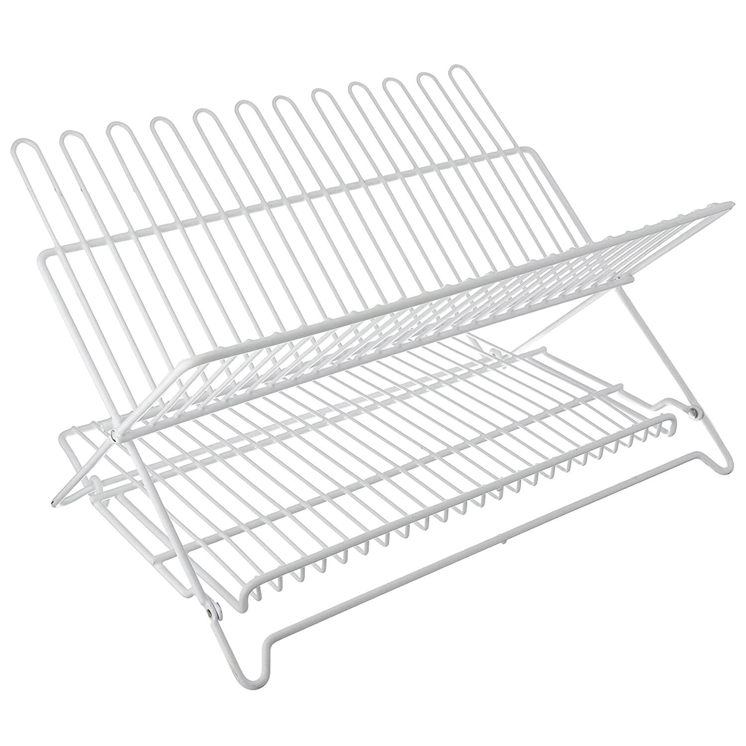 Alt View 2. Better Houseware - Folding Dish Rack - White.