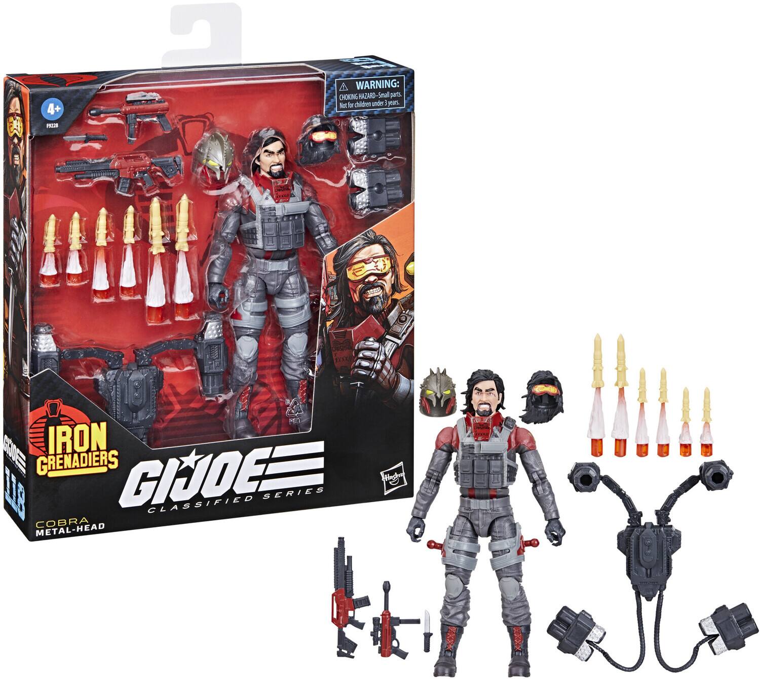 Hasbro Collectibles - G.I. Joe - Classified - #118, Iron Grenadier Metal-Head - Collectibles