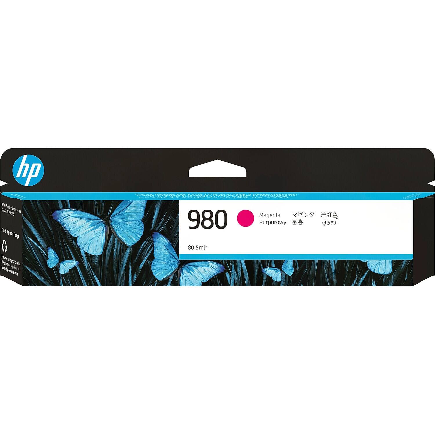 hp  
980  
Magenta  
Purpurowy  
80.5ml*