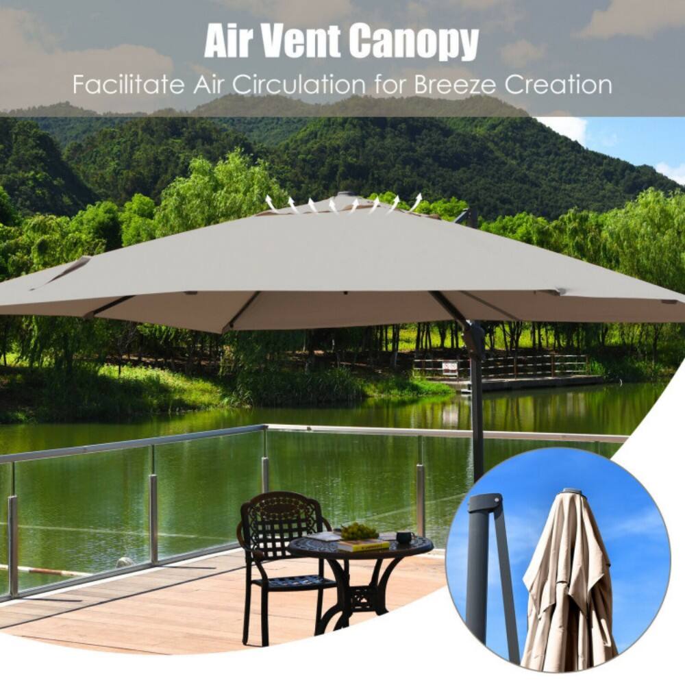Air Vent Canopy  
Facilitate Air Circulation for Breeze Creation