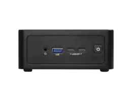 ASRock - Industrial NUC BOX-255H Black Mini-PC Barebone