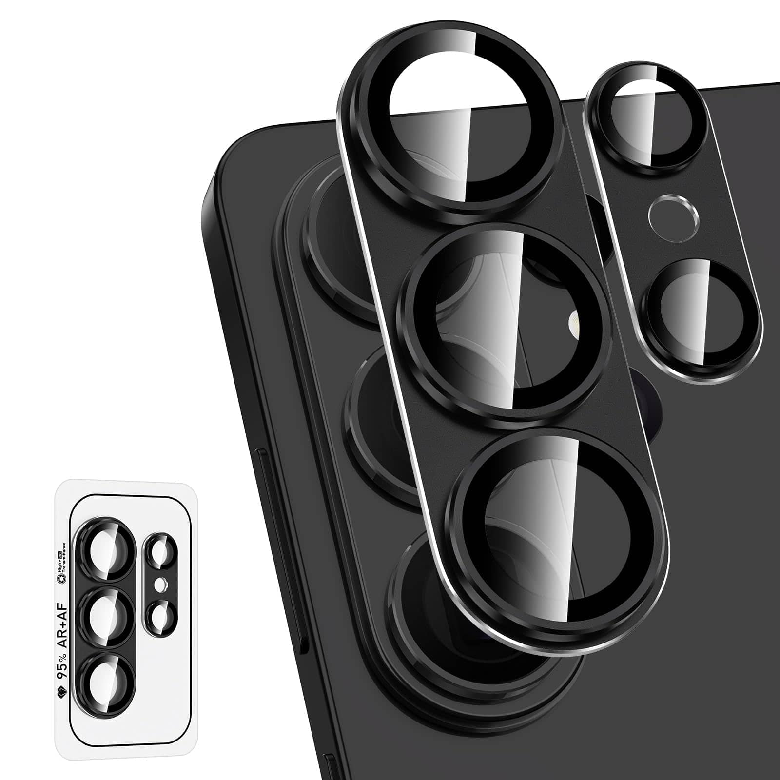 UUCOVER - 9H Tempered Glass Camera Lens Protector for Samsung Galaxy S26 Ultra, Scratch Resistant Anti-Reflective Protective Cover - Black price history on PriceWatchPro
