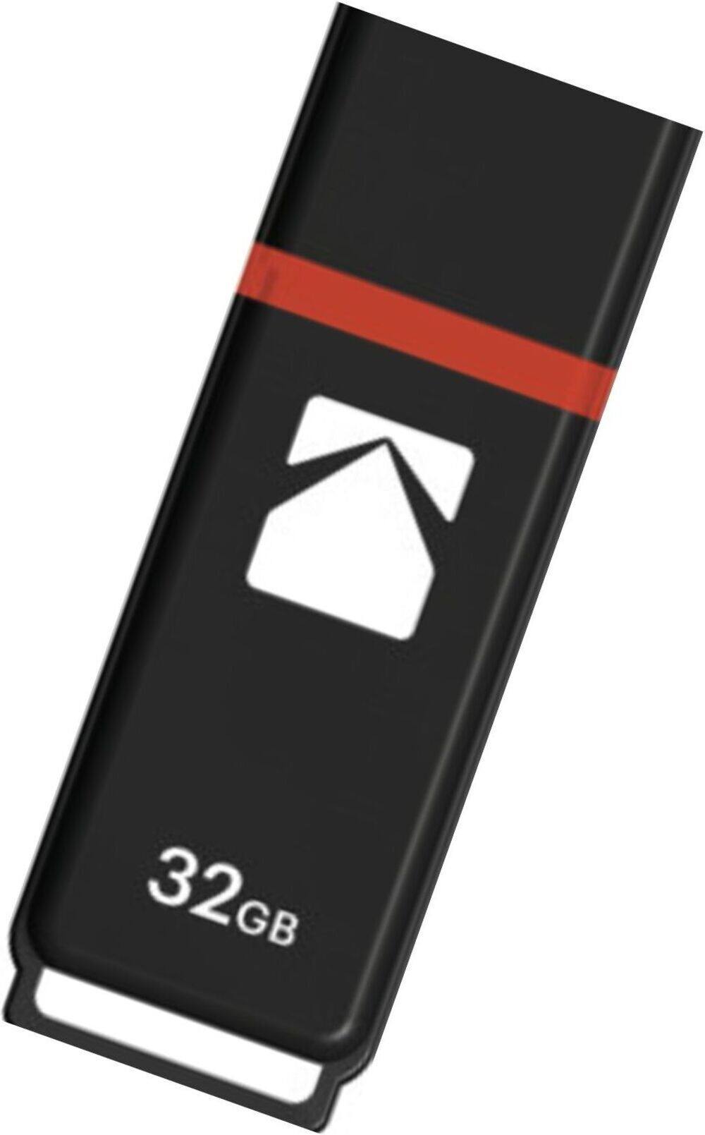 Angle. Kodak - Kodak USB2.0 K100 32GB Flash Drive (50-pack) - Black.