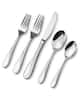 Front. VEVOR - 30-Piece Silverware Set, Food-Grade Stainless Steel Flatware Utensils, Mirror Finished Cutlery Set - Stainless steel.