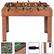 Front. Costway - 37'' Football Table Competition Game Soccer Arcade Sized football Sports Indooor - Brown.
