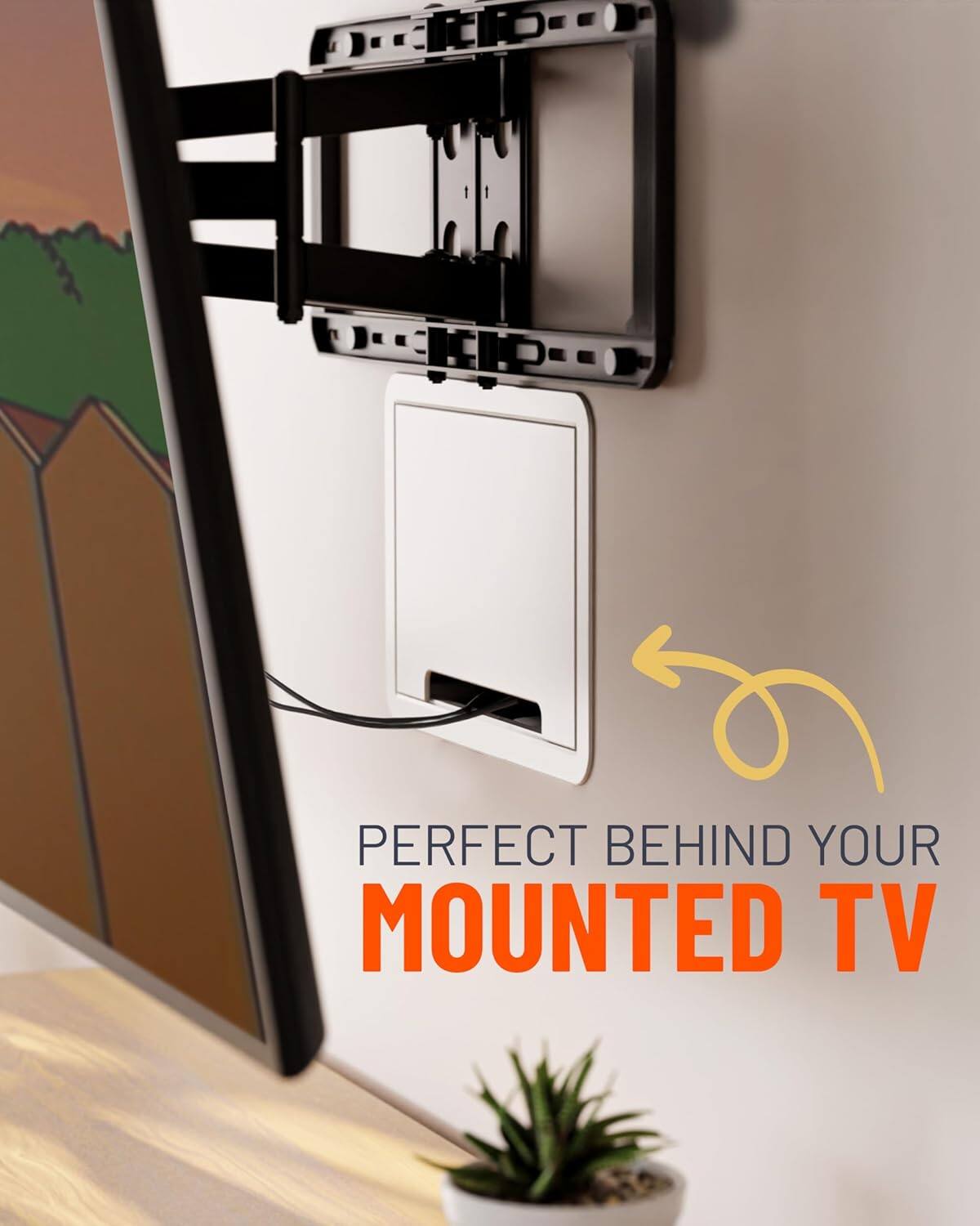 PERFECT BEHIND YOUR MOUNTED TV