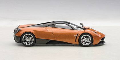 Alt View 1. Autoart - Pagani Huayra Bronze 1/43 Diecast Model Car by Autoart.