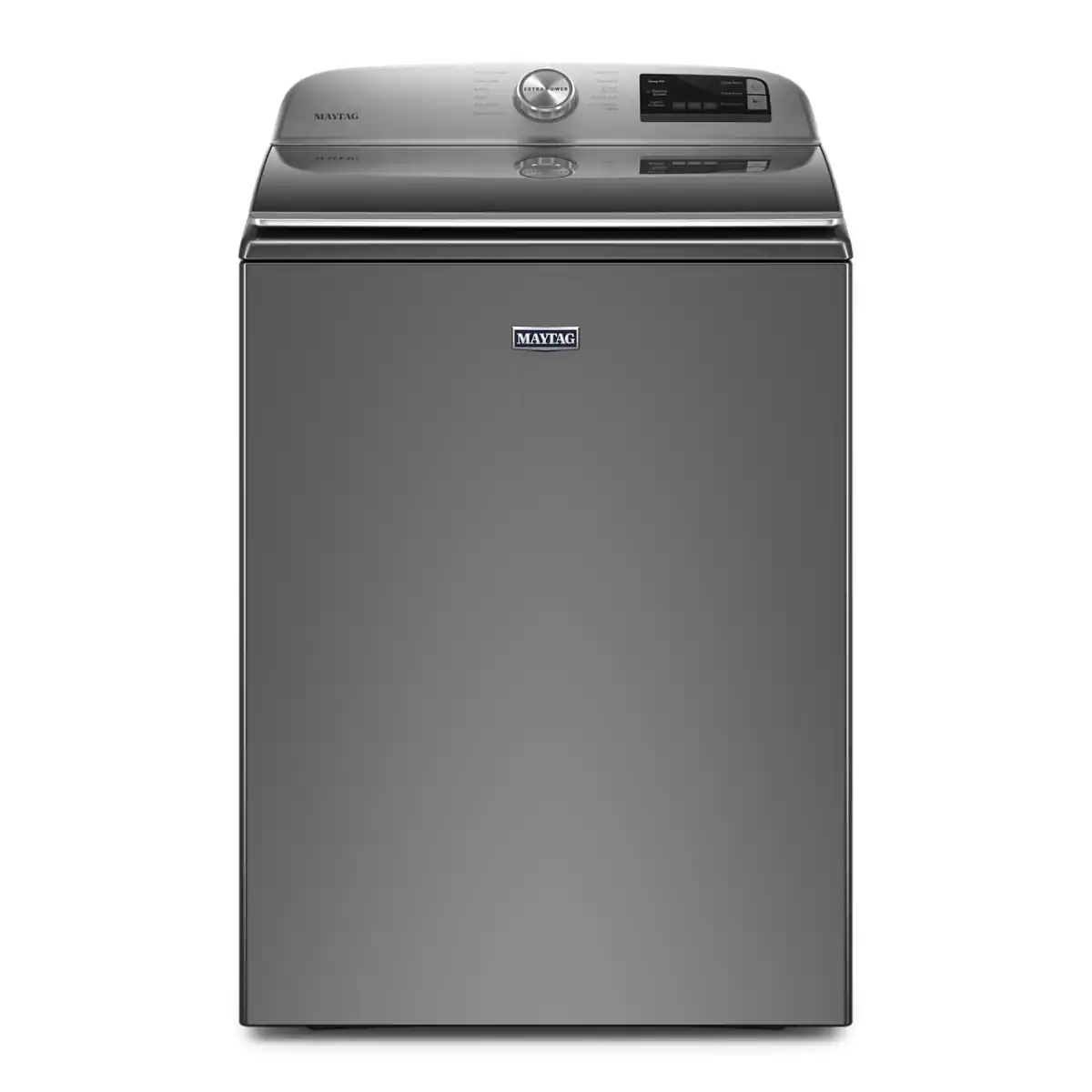 Maytag - 4.7 Cu. Ft. Smart Top Load Washer with Extra Power Button - Metallic Slate