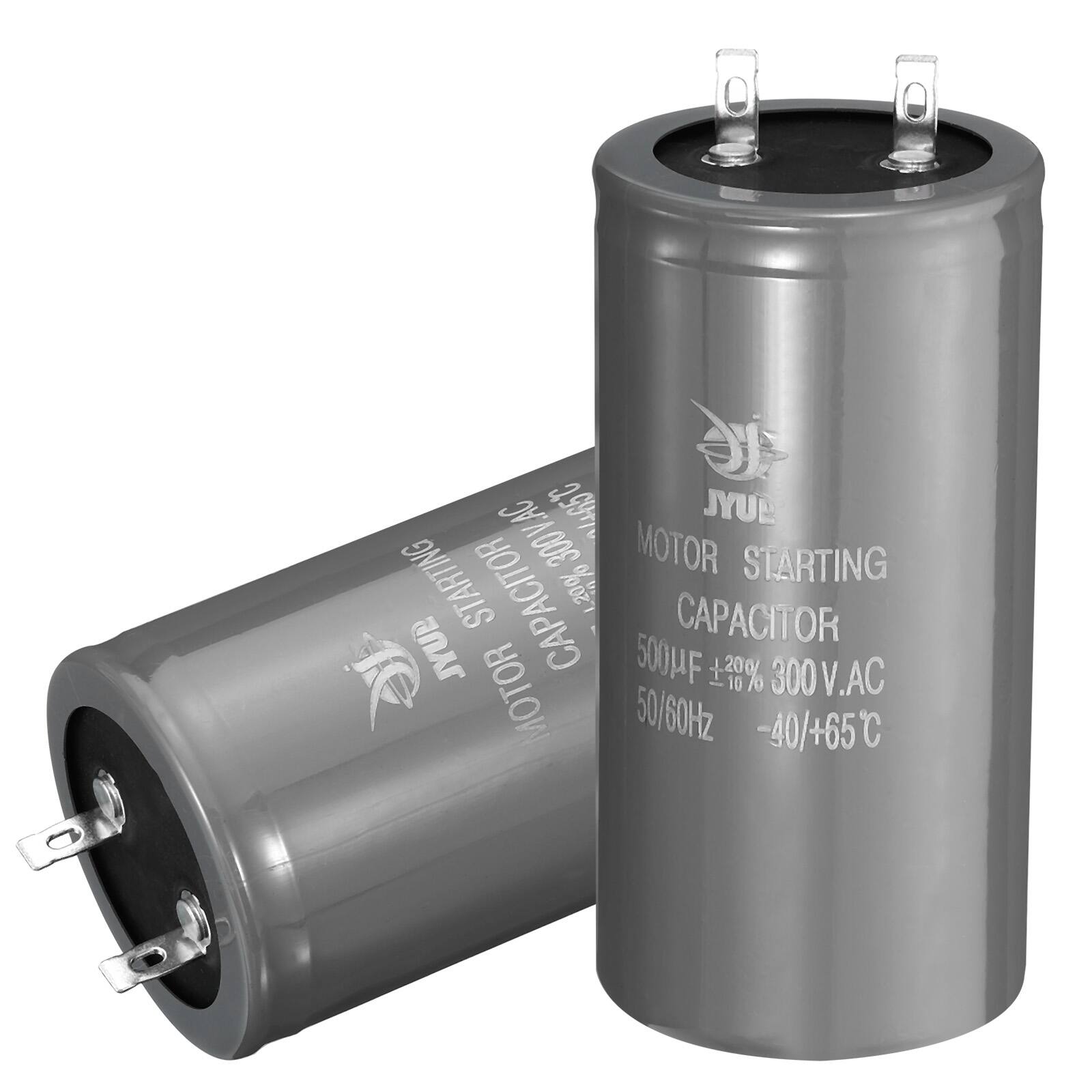 JYUP MOTOR STARTING CAPACITOR 500µF ±28% 300V.AC 50/60Hz -40/+65°C