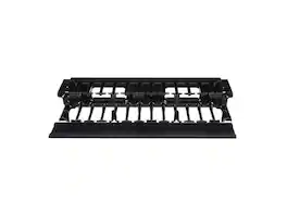 Panduit - NMF2 NetManager HC 2RU Single-Sided Manager - Black - ABS/PVC