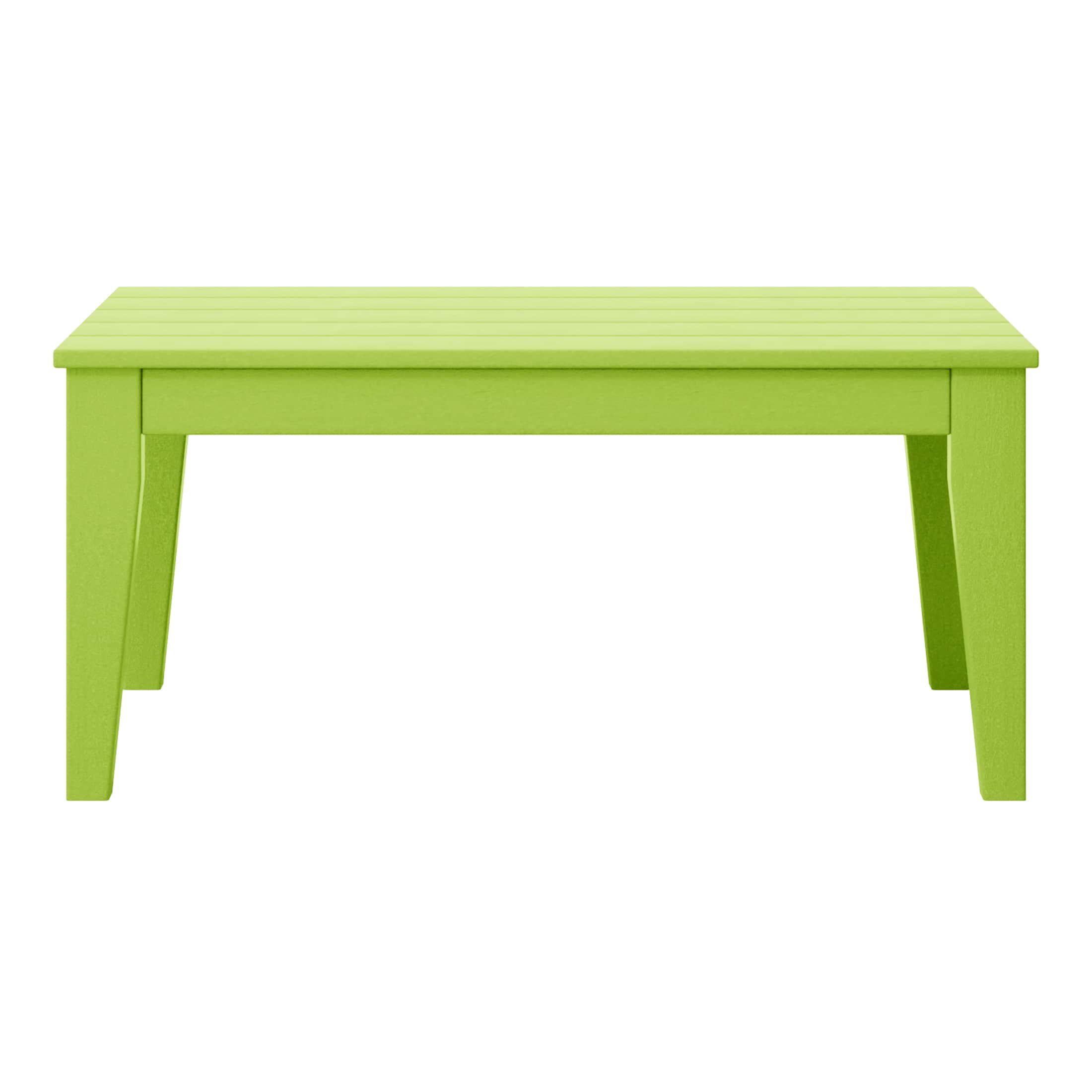 WestinTrends - Malibu Low Outdoor HDPE Patio Rectangle Coffee Table - Lime price history on PriceWatchPro