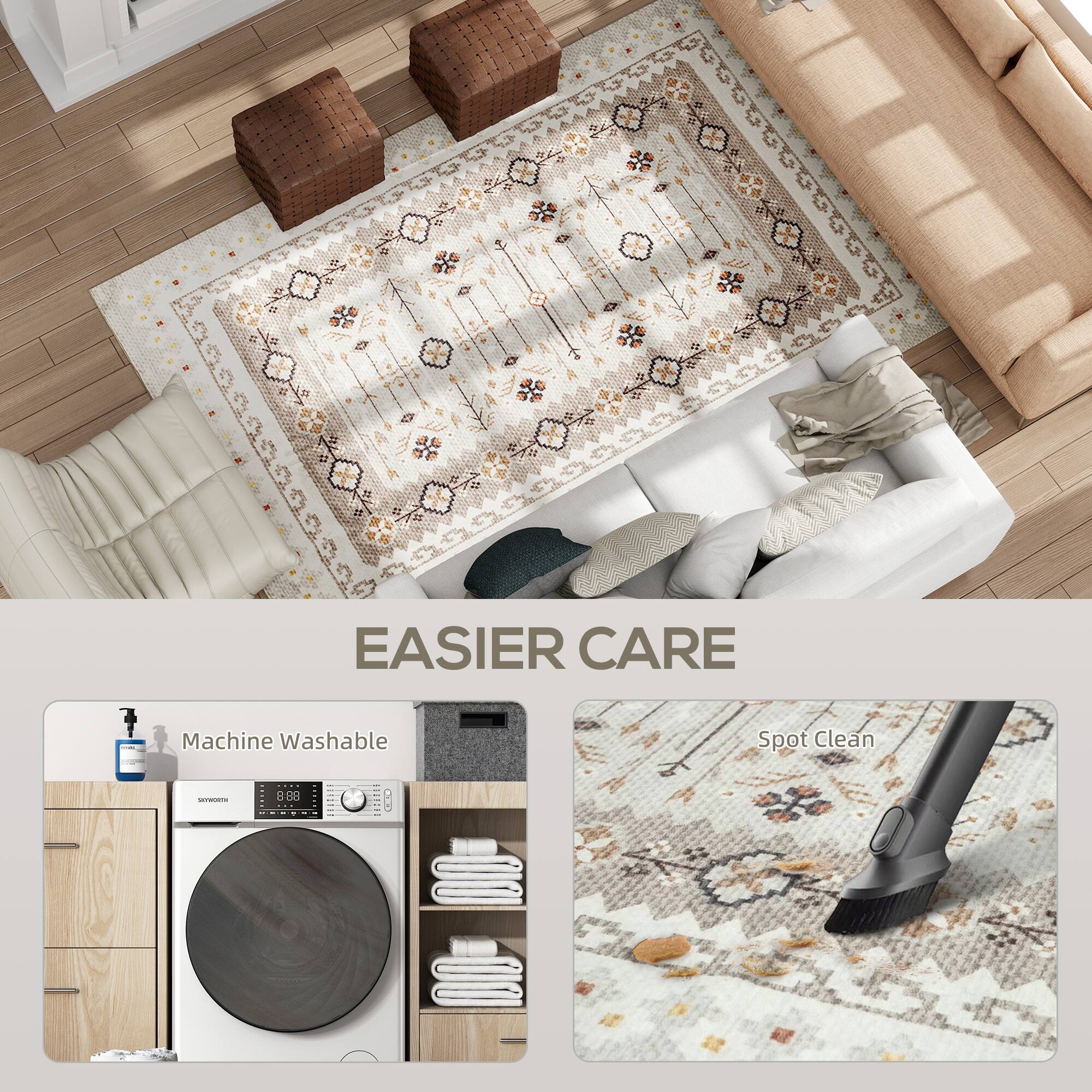 EASIER CARE

Machine Washable

Spot Clean