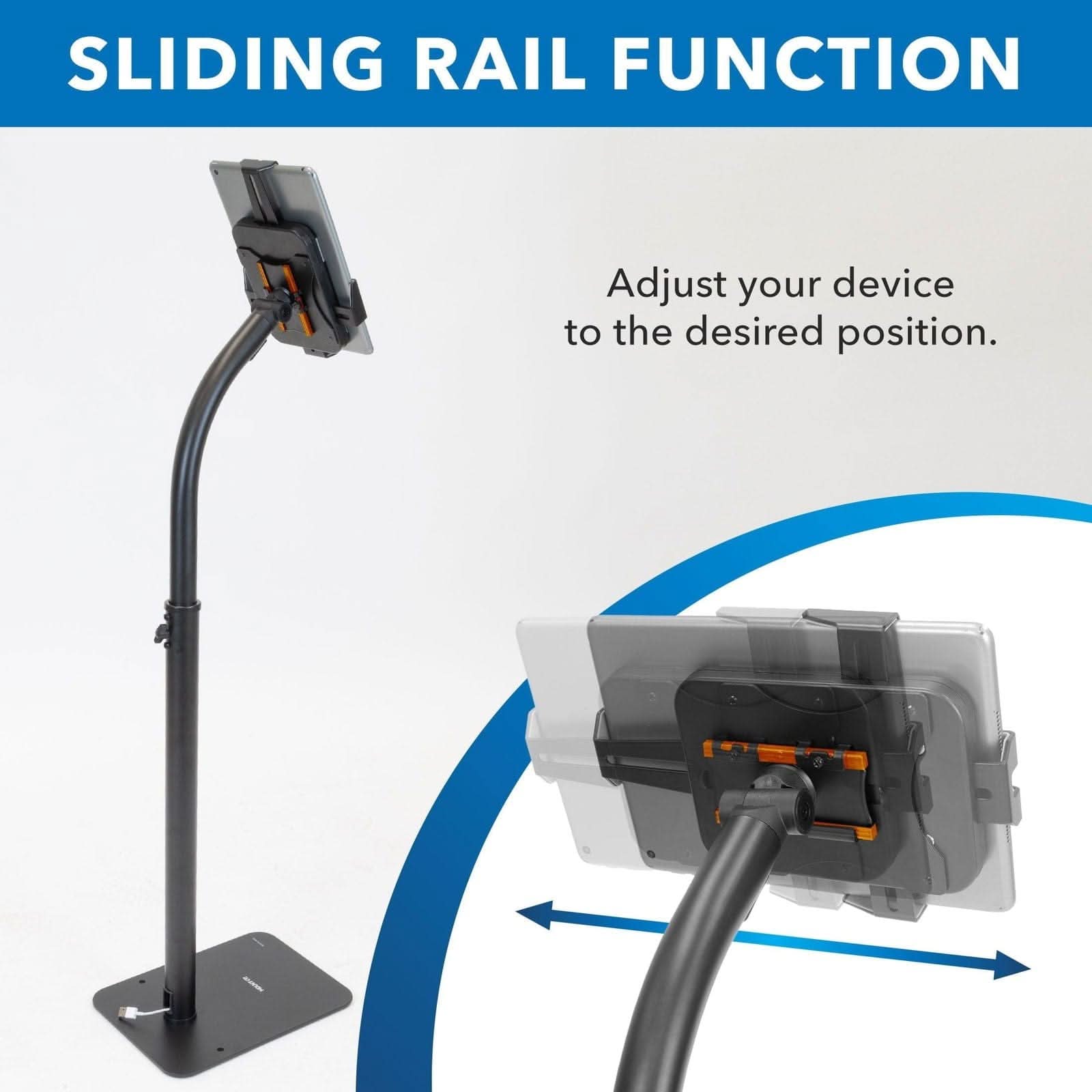 SLIDING RAIL FUNCTION

Adjust your device to the desired position.