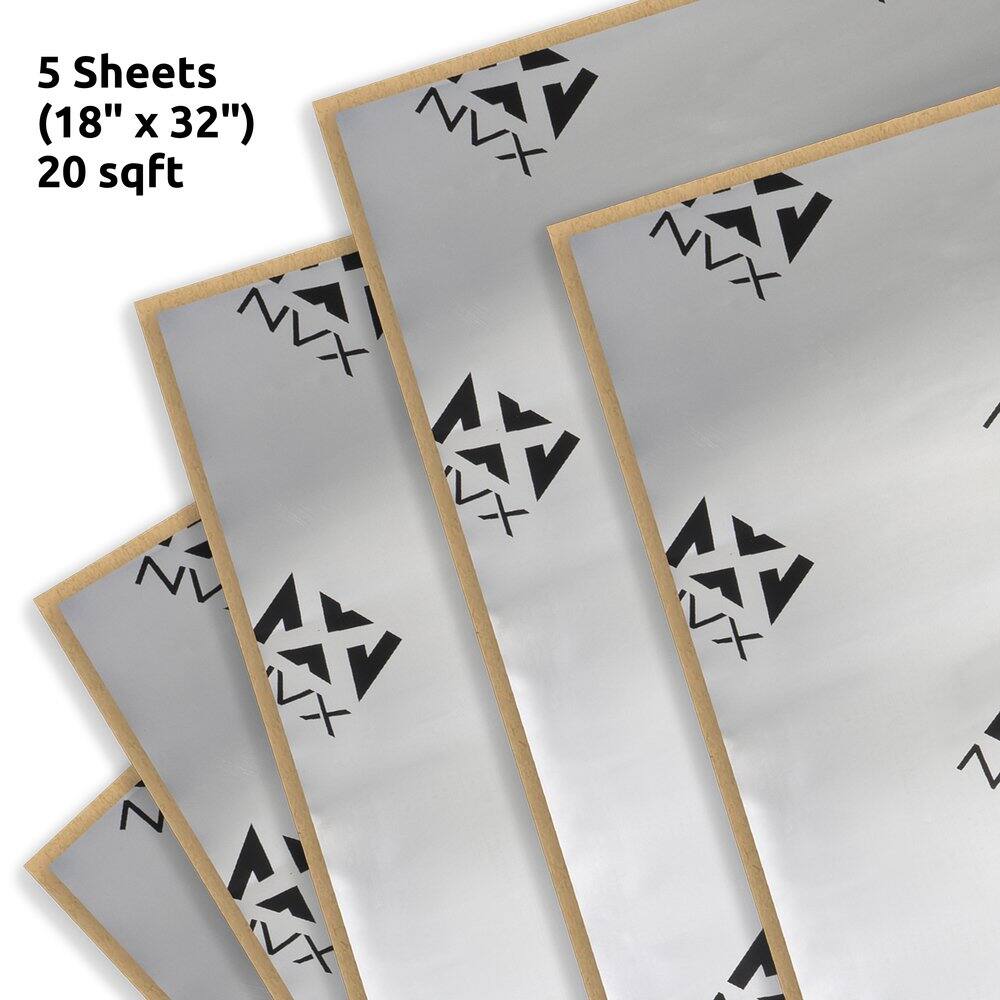 5 Sheets (18" x 32") 20 sqft