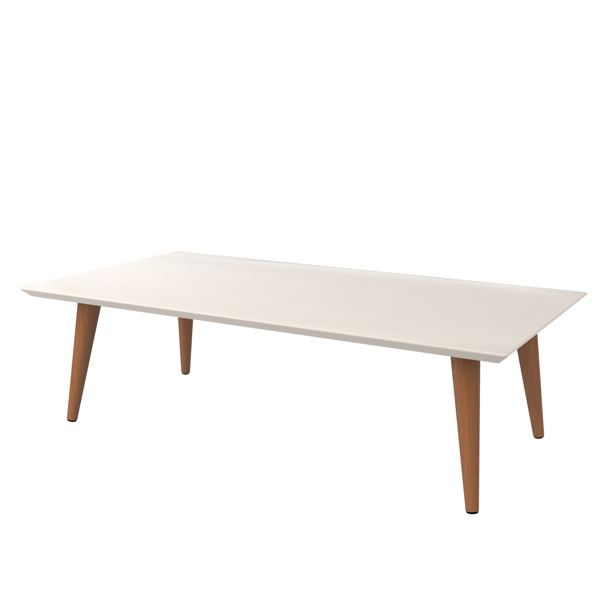 Front. Manhattan Comfort - Utopia Contemporary Modern 40" Coffee Table - Off White.