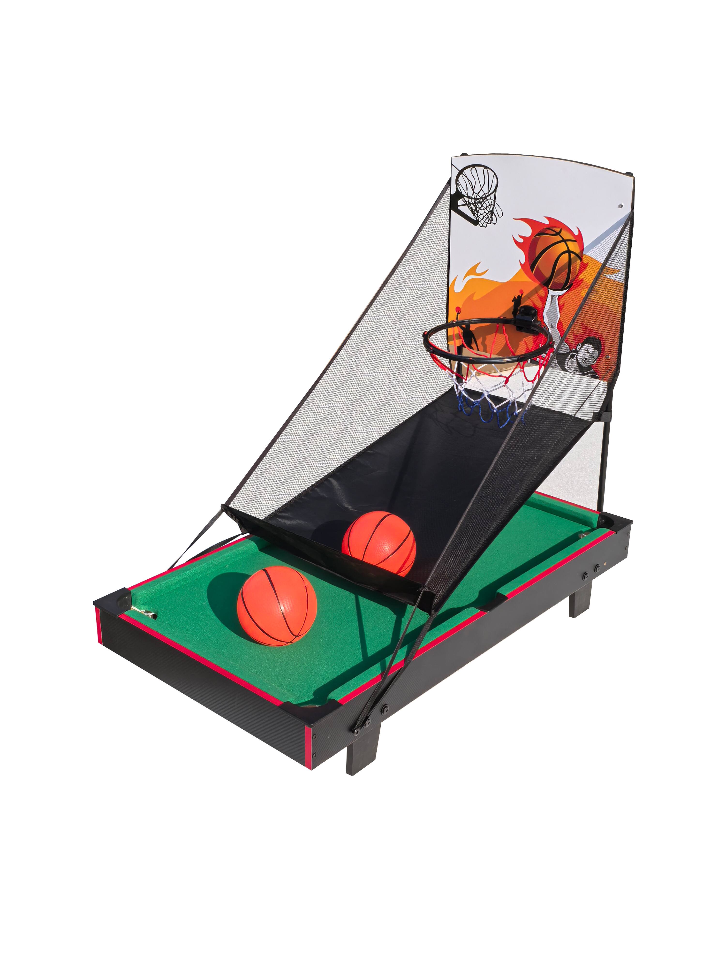 Dexmalle - Dexmalle-Multi Game Table 36", 2 in 1 Combo Game Table Basketball, Billiards.Parent-child games-Black+Green