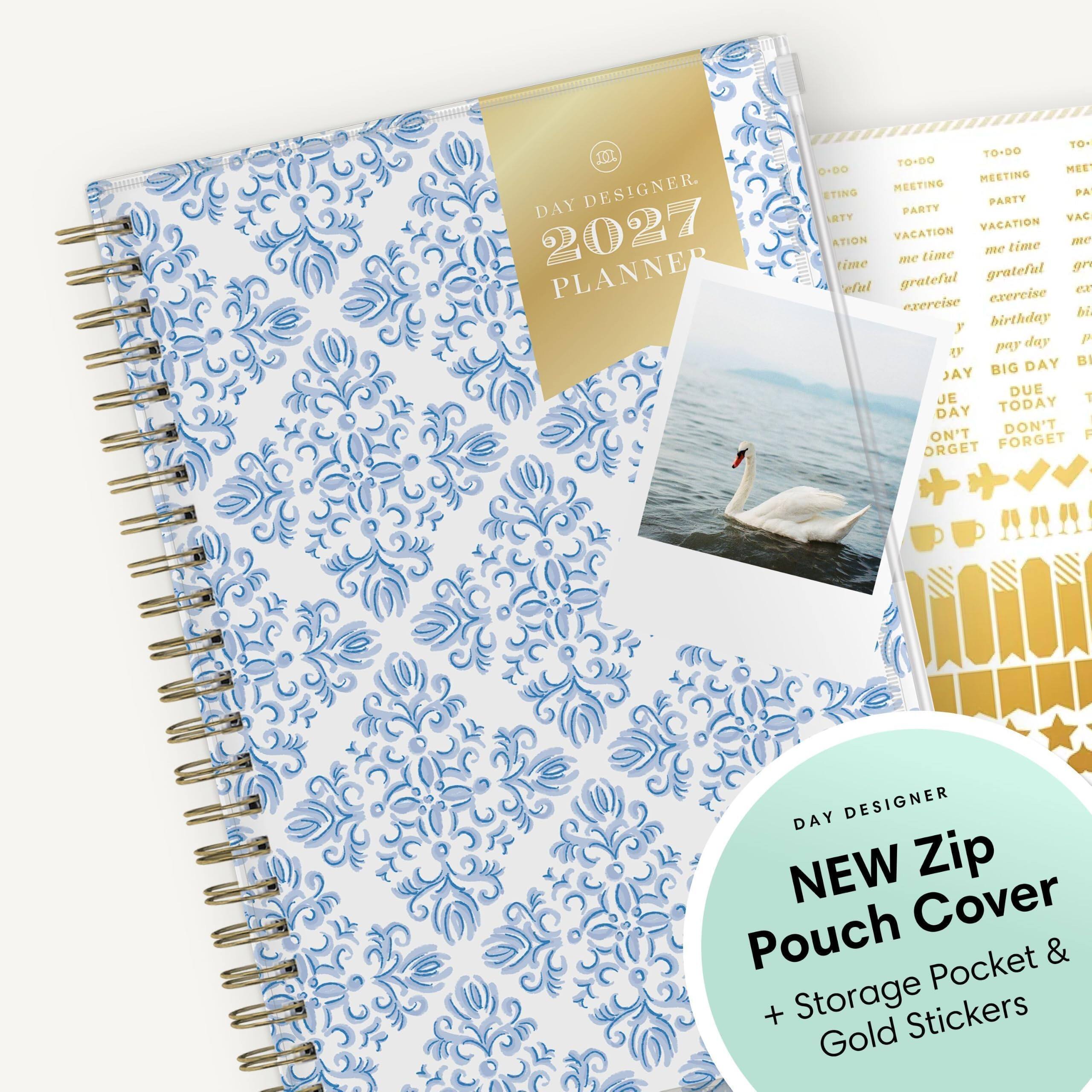 DAY DESIGNER. 2027 PLANNER

TO-DO TO-DO MEETING MEETING PARTY PARTY VACATION VACATION me time me time me time grateful grateful grateful exercise exercise birthday day pay day BIG DAY DUE TODAY DON'T FORGET

DAY DESIGNER NEW Zip Pouch Cover Pocket & + Storage Stickers Gold
