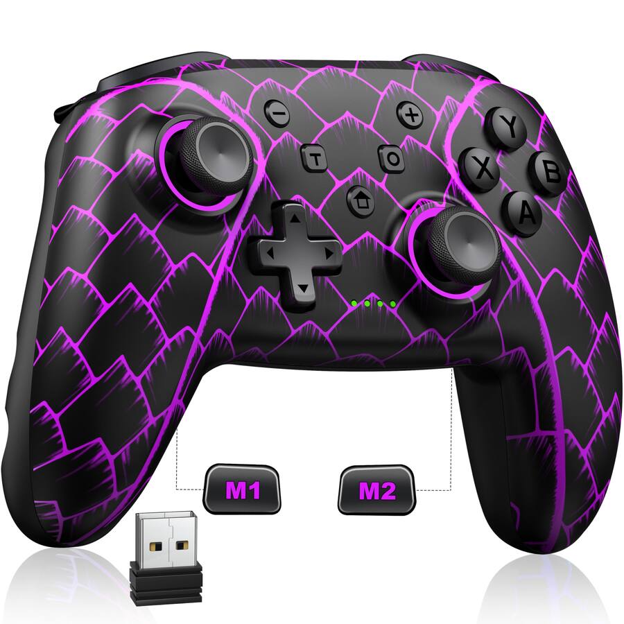 Hm Controllers HM 1810 Wireless Pc Controller With Hall Effect Joysticks & Triggers No ...