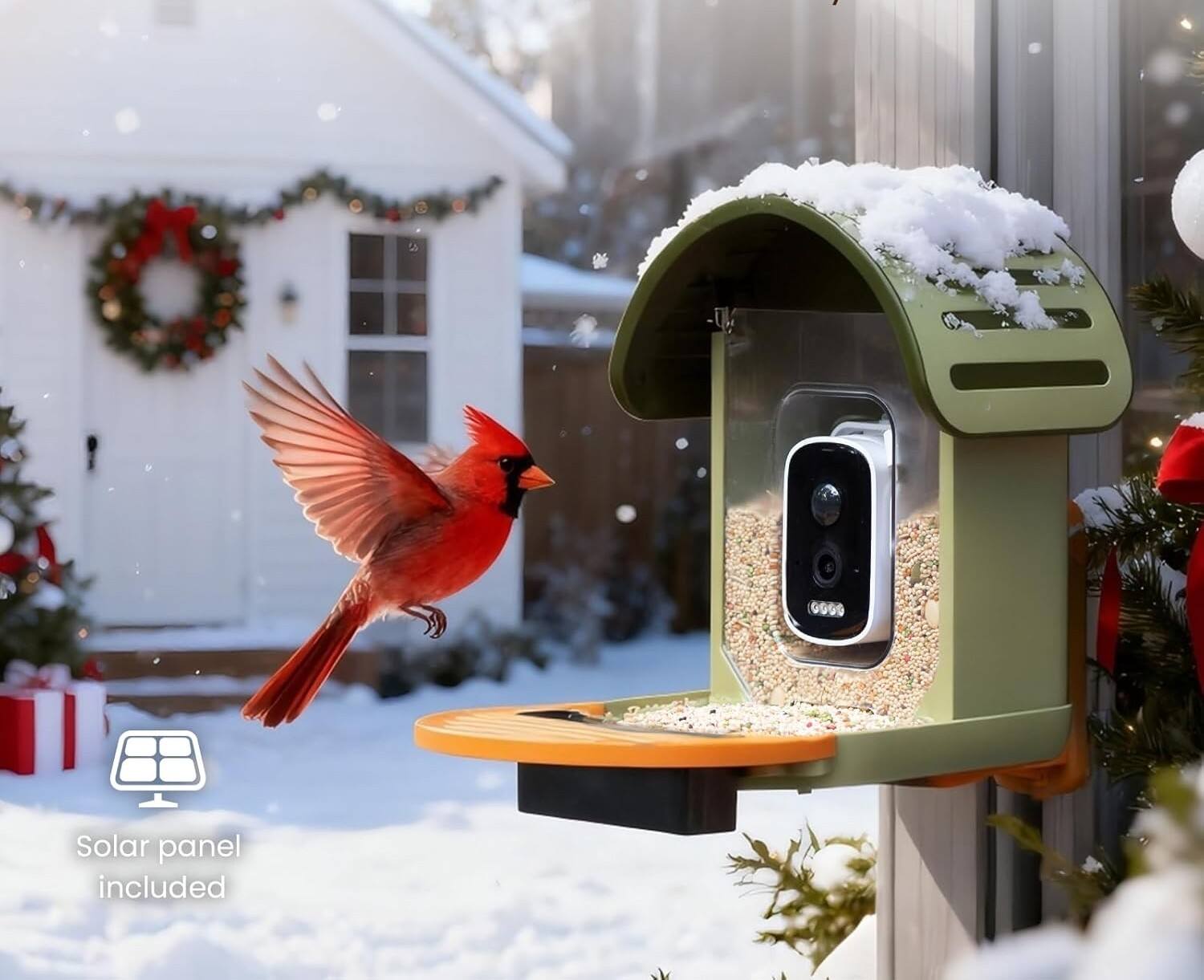 Solar panel included