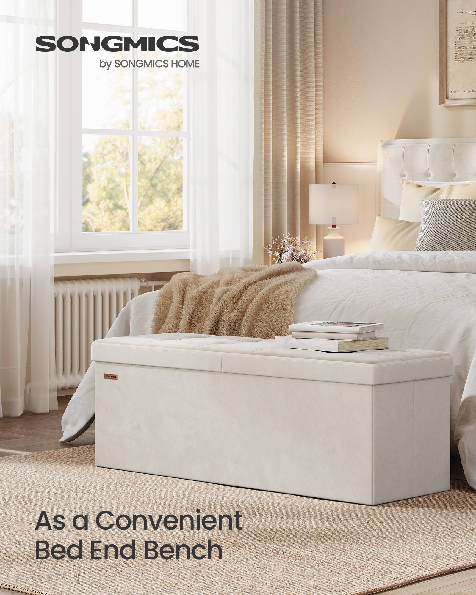 SONGMICS by SONGMICS HOME | As a Convenient Bed End Bench
