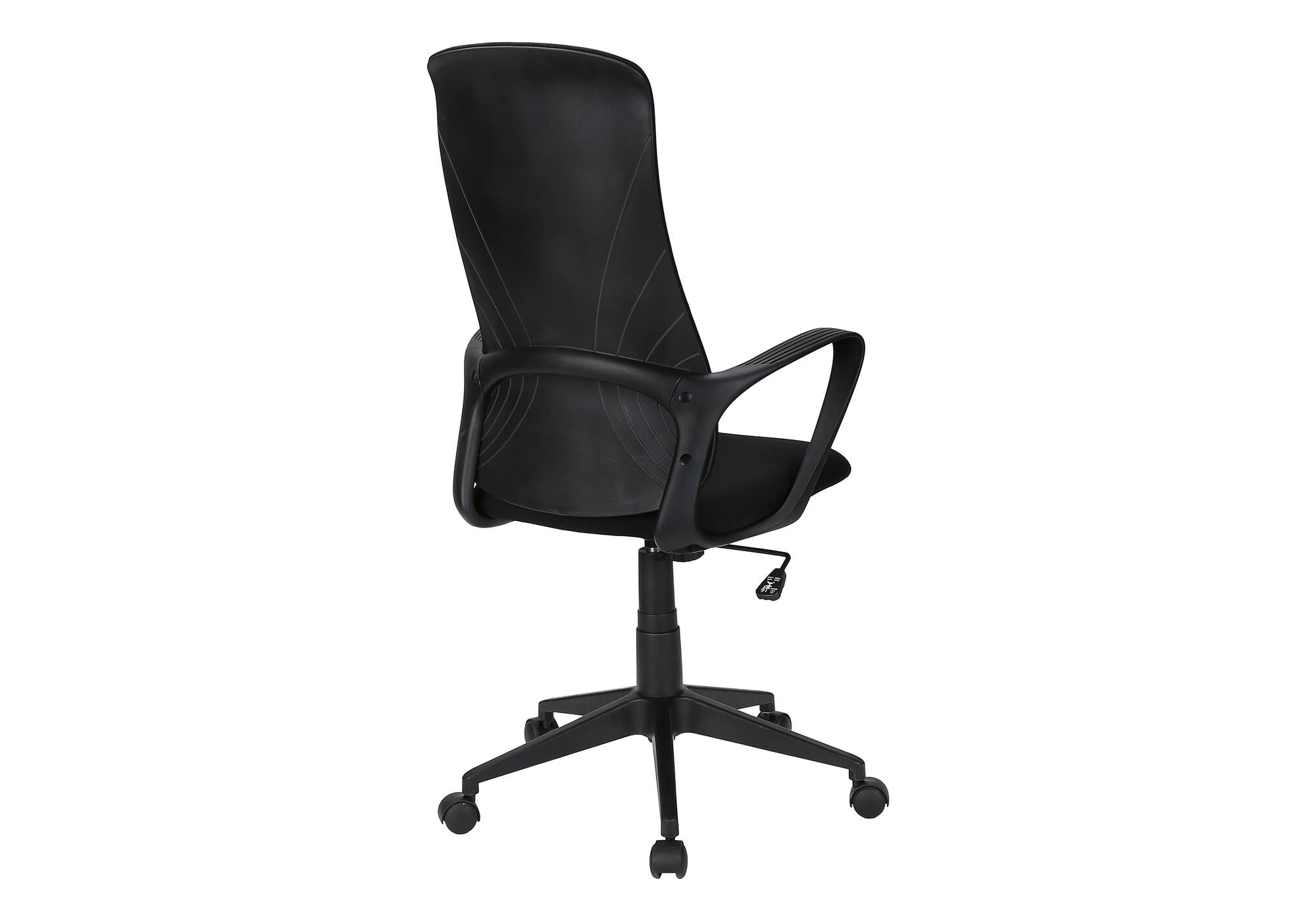 Alt View 1. Forest'nSky - Ergonomic Office Chair with Adjustable Height, Armrests & 360° Swivel - Modern Black Fabric Chair for Work - Black.