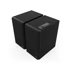Angle. Klipsch - The Fives II Powered Bookshelf Speakers (Pair) - Black.