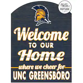 Jardine - UNCG Spartans 16'' x 22'' Indoor/Outdoor Marquee Sign - Navy
