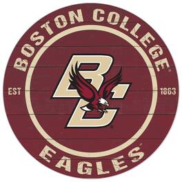 Jardine - Boston College Eagles 20'' x 20'' Indoor/Outdoor Circle Sign - Maroon