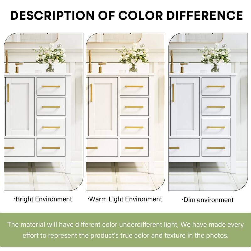 DESCRIPTION OF COLOR DIFFERENCE

Bright Environment  
Warm Light Environment  
Dim environment  

The material will have different color under different light. We have made every effort to represent the product's true color and texture in the photos.