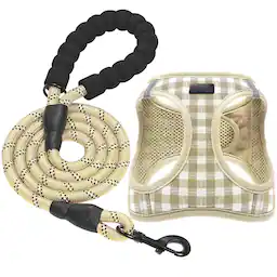 Beige Checkered-S (Chest 11.5''-14'', Weight 8-11