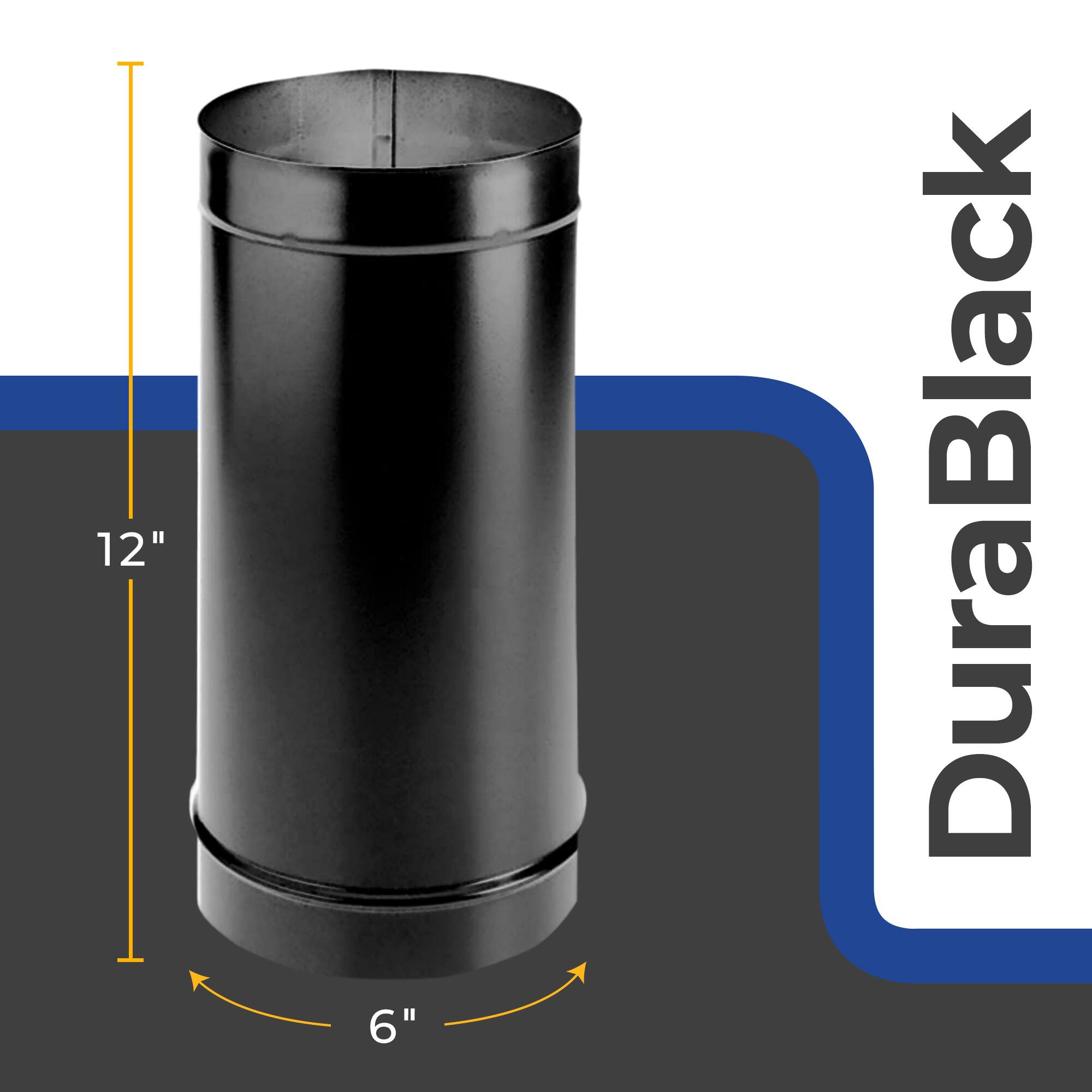 DuraBlack  
12"  
6"